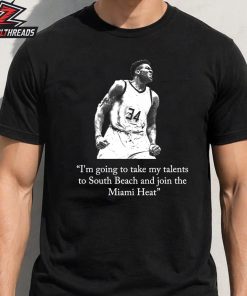 Giannis Antetokounmpo Join Miami Heat The Decision Tee Inspired Lebron James Unisex T-Shirt