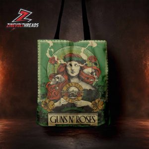 Guns N’ Roses European 2026 Tour Event Poster At 3Arena Dublin Ireland On June 10th Tote Bag
