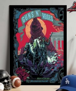 Guns N’ Roses Venue Poster At Uber Arena Berlin On June 23rd 2026 Home Decor Poster Canvas