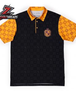 Harry Potter Hufflepuff RSVLTS All-Day Polo Shirt Harry Potter Performance Golf Polo