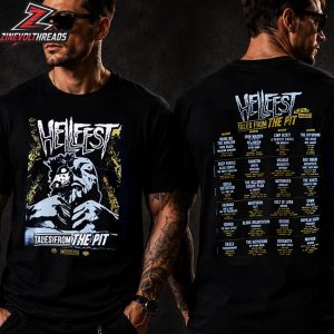 Hellfest Tales From The Pit 2026 Dead Inside Tee Merch Official Two Sided Unisex T-Shirt