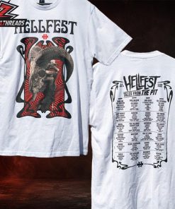 Hellfest Tales From The Pit 2026 Goat Skull Tee Merch Official Two Sided Unisex T-Shirt