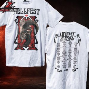 Hellfest Tales From The Pit 2026 Goat Skull Tee Merch Official Two Sided Unisex T-Shirt