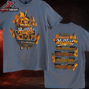 Hellfest Tales From The Pit 2026 Road To Hell Tee Merch Official Two Sided Unisex T-Shirt