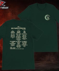 Isle Of Wight Festival Woman in The Moon 2026 Line-Up Green Tee Merch Limited Two Sided Unisex T-Shirt