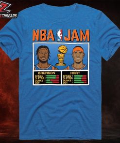 Josh Hart And Jalen Brunson New York Knicks 2026 NBA Finals Champions Unisex T-Shirt