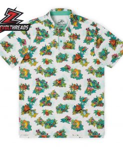 Jurassic Park Must Grow Faster RSVLTS All-Day Polo Shirt Dinosaur Movie Performance Golf Polo
