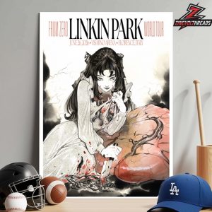 Linkin Park From Zero 2026 Tour Florence Poster On June 26th Home Decor Poster Canvas