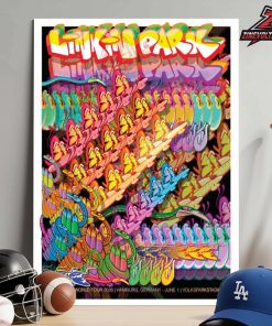 Linkin Park From Zero 2026 Tour Hamburg Poster On June 1st Home Decor Poster Canvas