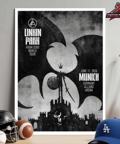 Linkin Park From Zero 2026 Tour Munich Poster On June 11th Home Decor Poster Canvas