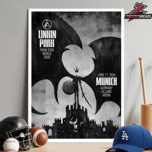 Linkin Park From Zero 2026 Tour Munich Poster On June 11th Home Decor Poster Canvas