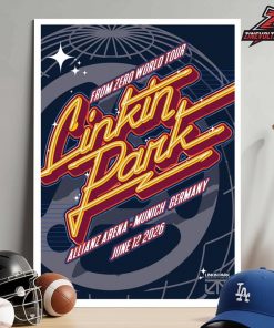 Linkin Park From Zero 2026 Tour Munich Poster On June 12th Home Decor Poster Canvas