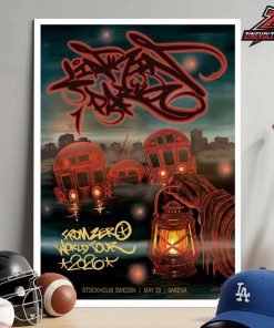 Linkin Park From Zero 2026 Tour Stockholm Poster On May 29th Home Decor Poster Canvas