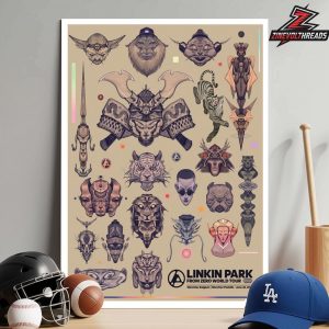 Linkin Park From Zero 2026 Tour Werchter Poster On June 28th Home Decor Poster Canvas