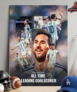 Lionel Messi Breaks Miroslav Klose’s Record For The Most Goals Scored In World Cup History Home Decor Poster Canvas