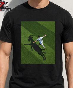 Lionel Messi Goat Shadow Picture The All-Time Leading Scorer In World Cup History Unisex T-Shirt