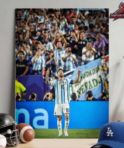Lionel Messi Reaches Klose 16 Goals And Becomes The All-Time Top Scorer In World Cup 26 Home Decor Poster Canvas