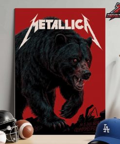 Metallica M72 Berlin Artwork Venue Poster By Janta Island Pop Up Merch Store At Olympiastadion Germany On May 30th 2026 Home Decor Poster Canvas