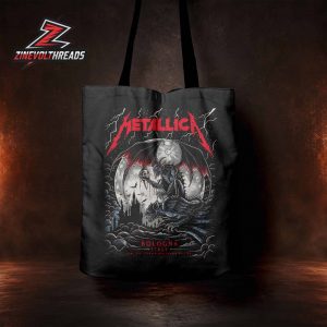 Metallica M72 Bologna Italy Artwork Venue Poster Merch Pop Up Store At Stadio Renata Dall Ara On June 3rd 2026 Tote Bag