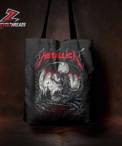 Metallica M72 Bologna Italy Artwork Venue Poster Merch Pop Up Store At Stadio Renata Dall Ara On June 3rd 2026 Tote Bag