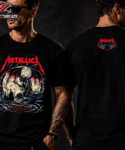 Metallica M72 Bologna Italy Artwork Venue Tee Merch Pop Up Store At Stadio Renata Dall Ara On June 3rd 2026 Two Sided Unisex T-Shirt