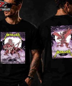 Metallica M72 Budapest Hungary Venue Combine 2 Nights Poster Merch Pop Up Store At Puskas Arena On June 11th And 13th 2026 Two Sided Unisex T-Shirt