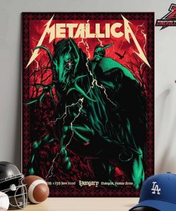 Metallica M72 Budapest Hungary Venue Poster Merch Pop Up Store At Puskas Arena On June 11th And 13th 2026 Home Decor Poster Canvas