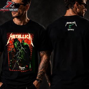 Metallica M72 Budapest Hungary Venue Tee Merch Pop Up Store At Puskas Arena On June 11th And 13th 2026 Two Sided Unisex T-Shirt