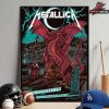Metallica M72 Cardiff Wales Venue Poster By Duchess Of Dark Merch Pop Up Store At Prinicipality Staidum On June 28th 2026 Home Decor Poster Canvas