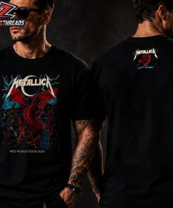 Metallica M72 Cardiff Wales Venue Tee By Duchess Of Dark Merch Pop Up Store At Prinicipality Staidum On June 28th 2026 Two Sided Unisex T-Shirt