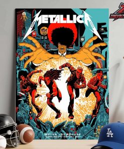 Metallica M72 Dublin Ireland Venue Poster Night 1 Merch Pop Up Store At Aviva Stadium On June 19th 2026 Home Decor Poster Canvas