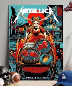 Metallica M72 Dublin Ireland Venue Poster Night 2 Merch Pop Up Store At Aviva Stadium On June 21st 2026 Home Decor Poster Canvas