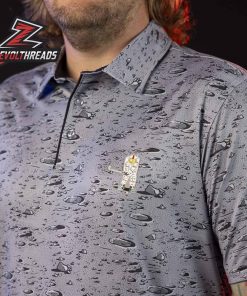 NASA Moonshot RSVLTS All-Day Polo Shirt Space Exploration Performance Golf Polo