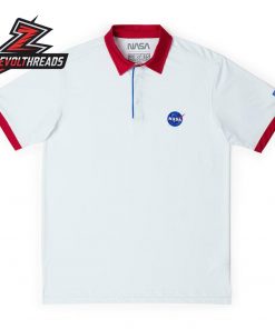 NASA The A-Polo Project RSVLTS All-Day Polo Shirt Space Exploration Performance Golf Polo