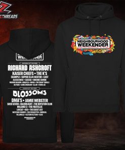 Neighbourhood Weekender Line Up Hoodie At Victoria Park Warrington On May 23rd And 24th 2026 Two Sided Unisex T-Shirt
