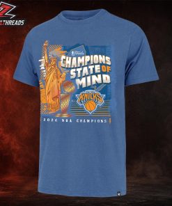 New York Knicks 2026 NBA Finals Champions Statue of Liberty Franklin Unisex T-Shirt