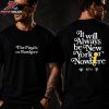 New York Knicks 2026 NBA Finals Champions Trophy Signature Roster Two Sided Unisex T-Shirt