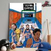 New York Knicks 2026 NBA Finals Champions Team Roster Poster Home Decor Poster Canvas New York Knicks 2026 NBA Finals Champions Team Roster Poster Home Decor Poster Canvas