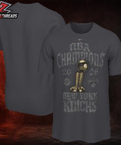 New York Knicks Nike 2026 NBA Finals Champions Limited Edition Locker Room Unisex T-Shirt