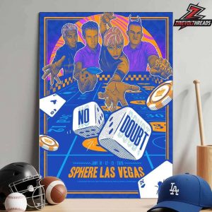 No Doubt Event Poster For Weekend At Sphere Las Vegas On June 10th-12th-13th 2026 Home Decor Poster Canvas