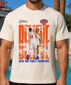 OG Anunoby And Karl-Anthony Towns New York Knicks 2026 NBA Finals Champions Believe Unisex T-Shirt