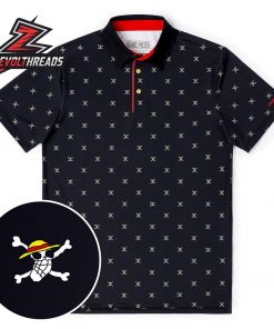 One Piece Our Lil Mark RSVLTS All-Day Polo Shirt Anime Pirate Performance Golf Polo