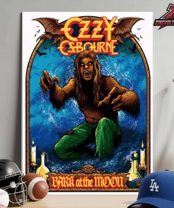 Ozzy Osbourne Artwork Poster Bart At The Moon Release On June 26th 2026 Home Decor Poster Canvas