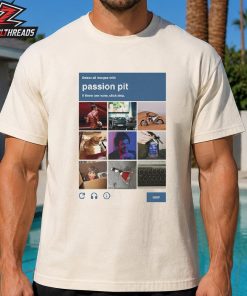 Passion Pit Captcha Tee Pretty Penny Tour Merch 2026 Unisex T-Shirt
