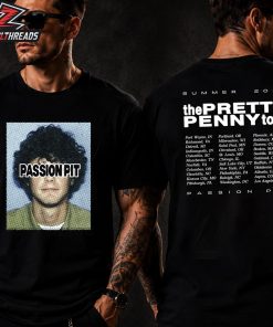Passion Pit Tour Photo Tee Pretty Penny Tour Merch 2026 Two Side Unisex T-Shirt