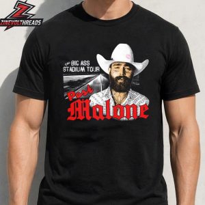 Post Malone Big Ass Stadium Tour Photo Tee 2026 Unisex T-Shirt