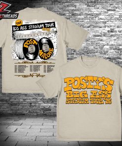 Post Malone Big Ass Stadium Tour Tire Tee 2026 Two Sided Unisex T-Shirt