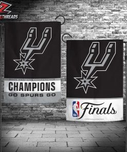San Antonio Spurs 2026 NBA Western Conference Champions Double-Sided Garden House Flag