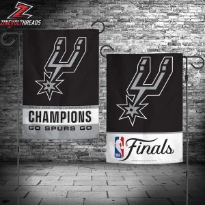 San Antonio Spurs 2026 NBA Western Conference Champions Double-Sided Garden House Flag