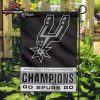 San Antonio Spurs 2026 NBA Western Conference Champions Double-Sided Garden House Flag